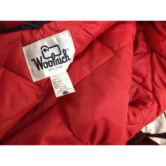 Woolrich Plaid Wool Mackinaw Cruiser Hunting Coat Jacket & Pants Mens Medium - Picture 5 of 8